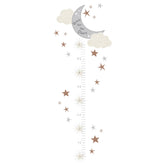 Lambs & Ivy Celestial growth chart moon design supports easy height tracking at a glance.