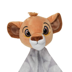 Lambs & Ivy Lion King Lovey gray print fabric provides cozy security for on-the-go snuggles.