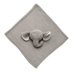 Lambs & Ivy gray elephant lovey 12x12 blanket size for little hands