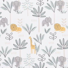 Lambs & Ivy Jungle Adventure sheet animal pattern adds nursery charm