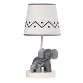 Lambs & Ivy Me & Mama lamp base glows softly for nursery ambiance