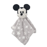 Lambs & Ivy Mickey Mouse lovey with embroidered face for comforting security
