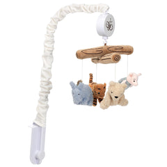 Lambs & Ivy Pooh mobile offers lullabies and a 20-minute rotation for bedtime calm.