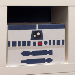 Lambs & Ivy R2D2 silk-screen outer shell elevates nursery decor while organizing.