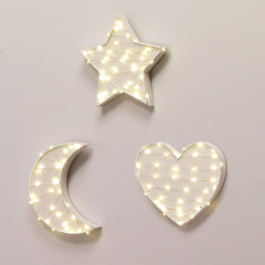 Lambs & Ivy Signature Star LED wall-hanging cordless design enables flexible placement