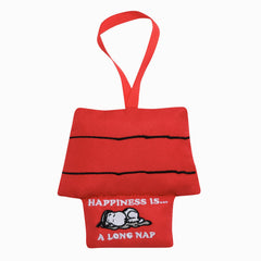 Lambs & Ivy Snoopy doghouse embroidery adds character to the crib, inviting gentle play and cuddling.