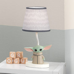Lambs & Ivy Star Wars lamp fully assembled with shade for Star Wars themed nursery