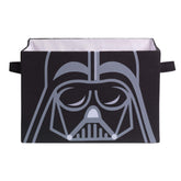 Lambs & Ivy Darth Vader foldable storage bin front view ideal for toy organization.