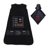 Lambs and Ivy Darth Vader wearable blanket front panel print for cozy baby sleep