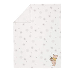 Lambs & Ivy Pooh stardust print invites dreamy naps