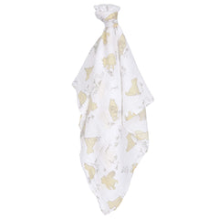 Lambs & Ivy Pooh honey jar scene on blanket inspires soothing nap-time storytelling