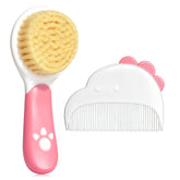 Lanbang baby hair brush with soft bristles soothing delicate scalp during grooming