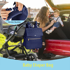 LANDICI diaper bag backpack tear-resistant waterproof fabric for durable daily use