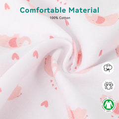 LANDICI newborn sleep sack soft cotton fabric feels breathable and skin-friendly