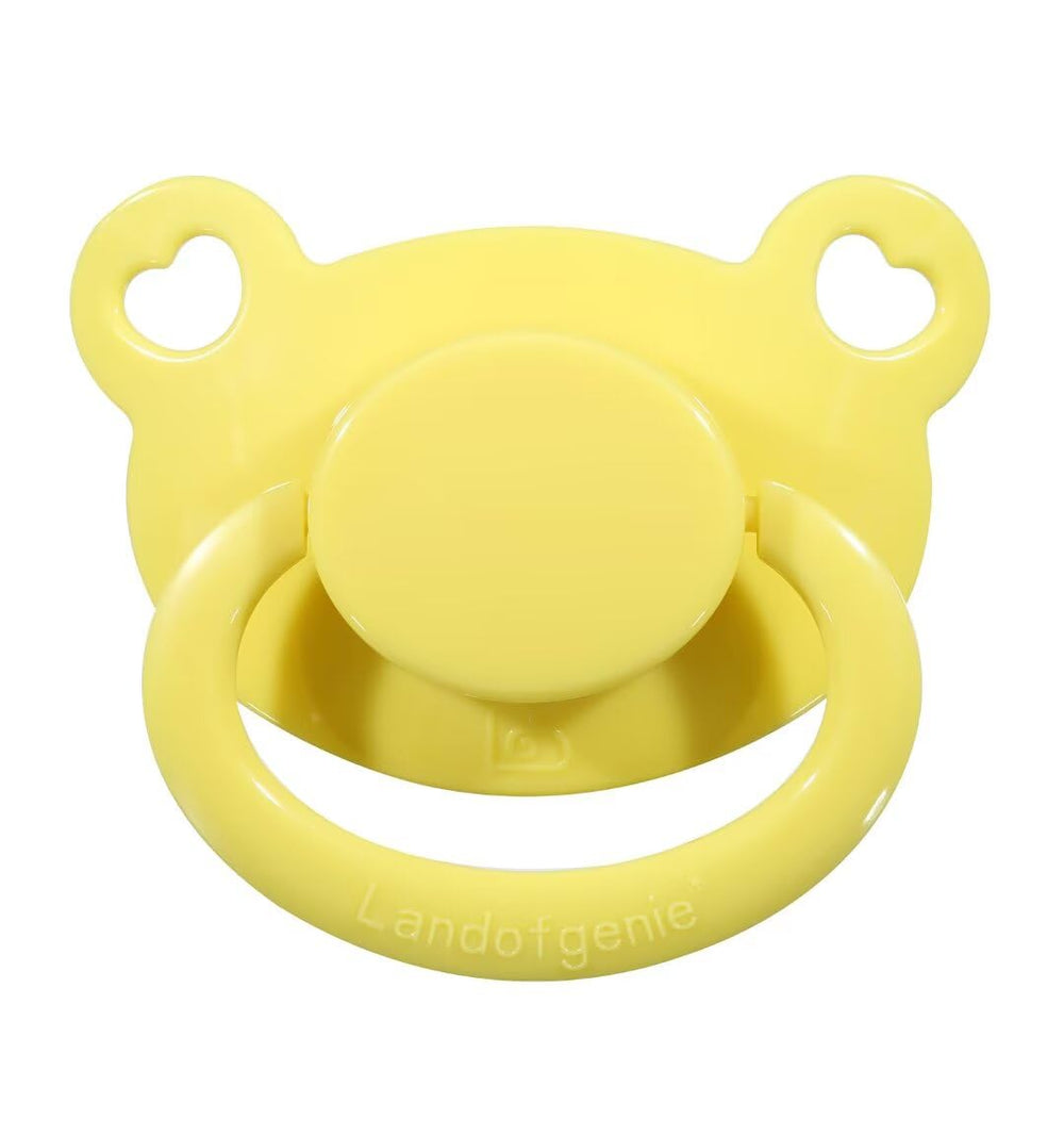 Landofgenie bear-shaped pacifier front view for adult comfort