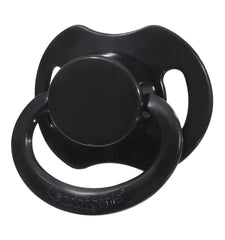 Landofgenie adult pacifier nipple detail shows soft silicone for comfortable use