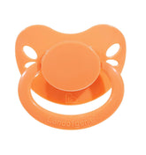 Landofgenie adult butterfly pacifier orange teat offers soothing, ergonomic comfort for relaxed moments