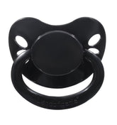 Landofgenie adult shield pacifier butterfly black close-up for relaxation and sensory comfort