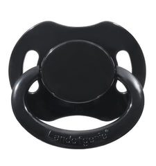 Landofgenie bone-shaped pacifier with black shield for calming, adult use