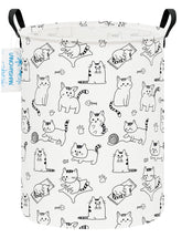 LANGYASHAN laundry basket with collapsible canvas design for easy storage