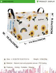 LANGYASHAN storage bin handles closeup showing easy carry for quick sorting
