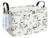 LANGYASHAN storage bin side view with sturdy fabric for toys and books