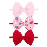 Lanmerry baby headbands pink bows offer gentle stretch for comfy all-day wear.