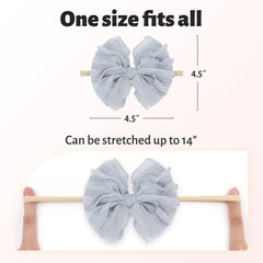 Lanmerry textured-ruffle detail headband adds soft texture and stylish flair.