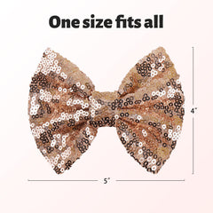 Lanmerry butterfly knot bow clip delivers durable sparkle for party looks