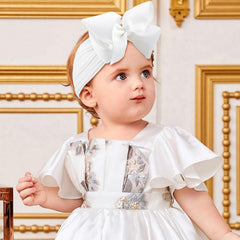 Lanmerry infant headbands stretchy fit stays comfy from newborn to toddler