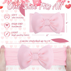 Lanmerry Valentine Headband smooth edges ensure baby-skin-safe wear