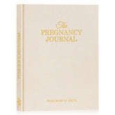 Lanpn pregnancy journal cover in linen texture for durable keepsake