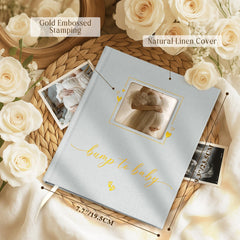 Lanpn weekly-logs page spread highlights ongoing pregnancy progress and reflections.