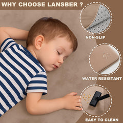 Lansber water-repellent cover simplifies cleanup after spills and leaks.