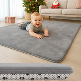 Lansber baby play mat closeup foam texture for cushioned tummy time