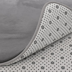 Lansber baby play mat non-slip backing for stable play on hardwood floors