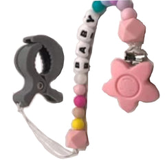 LAPXSNZD muslin-swaddle-attachment clip secures blankets to prevent drape.