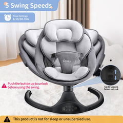 Larex baby swing remote-control panel for easy operation from chair