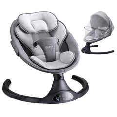Larex baby swing side-sway motion soothing baby during quiet moments