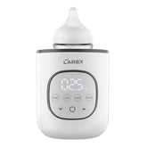 LAREX bottle warmer front view showing sleek design for easy access