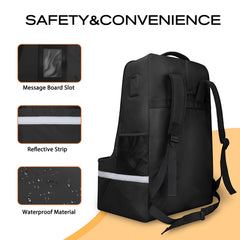 LARIPOP travel bag with shoulder strap for hands-free airport mobility