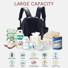 Lasaviin diaper bag backpack large capacity keeps baby essentials organized on trips