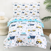 Lasoftan Cars toddler bedding comforter close-up highlighting ultra-soft microfiber for a plush bedtime experience.