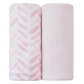 lasoftan jersey swaddle fabric close-up shows breathable, stretchy milk-silk for baby comfort.