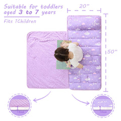 lasoftan nap mat fleece-blanket-closeup reveals soft warm fleece lining for chilly nap times