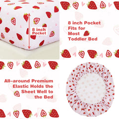 lasoftan toddler bedding set sheet closeup shows smooth fabric and accurate sizing