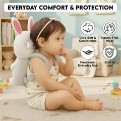 LaSognna knee pads cushion knees during first crawls.