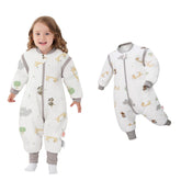 LAT LEE AND TOWN baby sleep bag with feet in winter mode offers cozy warmth for nighttime rest.