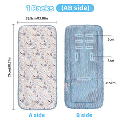 LAT LEE AND TOWN stroller cushion reversible patterns for seasonal versatility