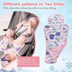 LAT LEE AND TOWN gel car seat cooler pad in-use on stroller for cooling comfort